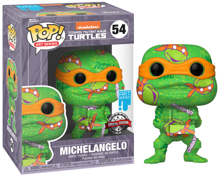 Pop Funko 57929 Art Series: Tmnt 2 - Figura De Vinilo Michelangelo #54 Pop Funko 57929 Art Series: Tmnt 2 - Figura De Vinilo Michelangelo #54